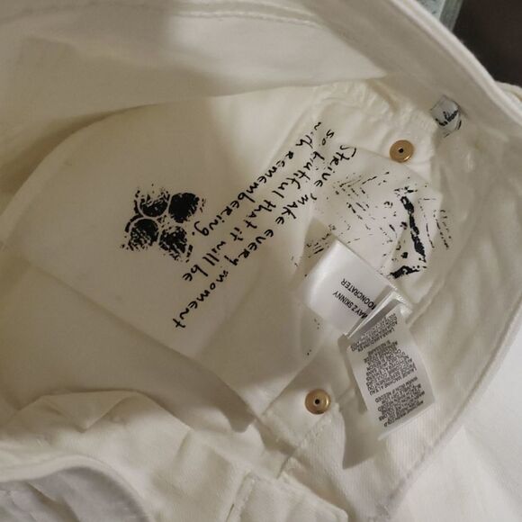 Bcbg MAXAZRIA MAY Z SKINNY WHITE JEANS - Picture 4 of 5